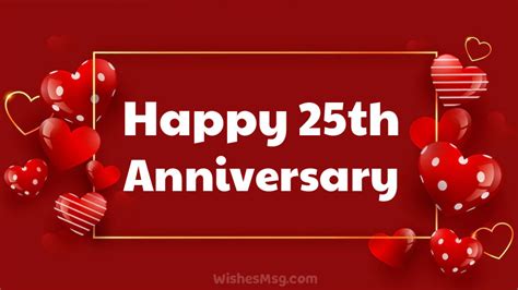 150 Heartfelt 25th Wedding Anniversary Wishes And Messages Wishesmsg