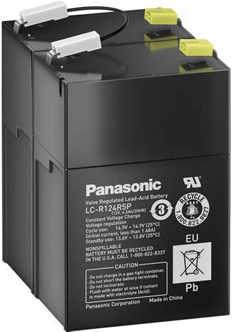 PANASONIC BLEI AKKU 12V 4 5AH LC R124R5PD