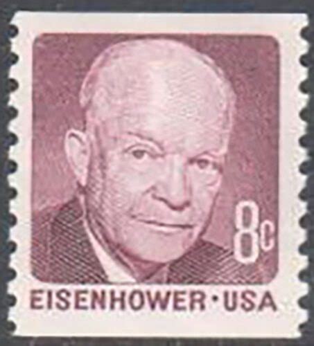 Scott 1402 EISENHOWER MNH COIL SINGLE NICELY CENTERED The Stamp Nut