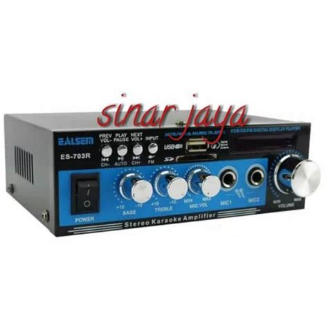 Jual Ampli Ealsem Es R Amplifier Karaoke Mini Shopee Indonesia