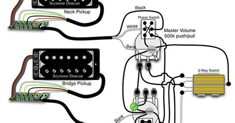 Seymour Duncan Wiring Diagram 2 Triple Shots 2 Humbuckers 1 Vol