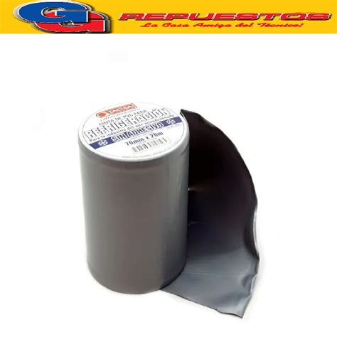 Cinta De Pvc Tacsa Gris Con Adhesivo Mx Mm Para Refrigera Cion Para