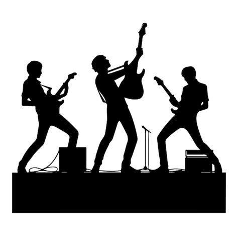 Premium Vector Free Vector Guitarists Musicians Playing The Guitarist