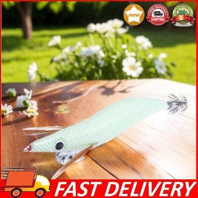 Luminous Fishing Lures White Fishing Baits Imitation Wood Shrimps For