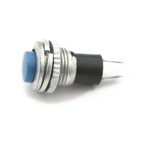 Buy Switches 2 X Blue Push Button Momentary Switch 10mm Ds 316 Onoff Lockless Switches Online At