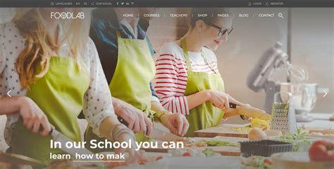 Academya Cooking School Wordpress Theme Nicdark Themes