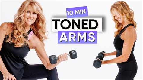 10 Minute Arm Workout With Dumbbell Weights Women Over 50 💪 Youtube