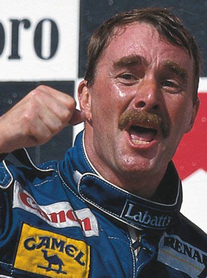 1992 Formula 1 World Champion Nigel Mansell Formula1 Sports Athlete