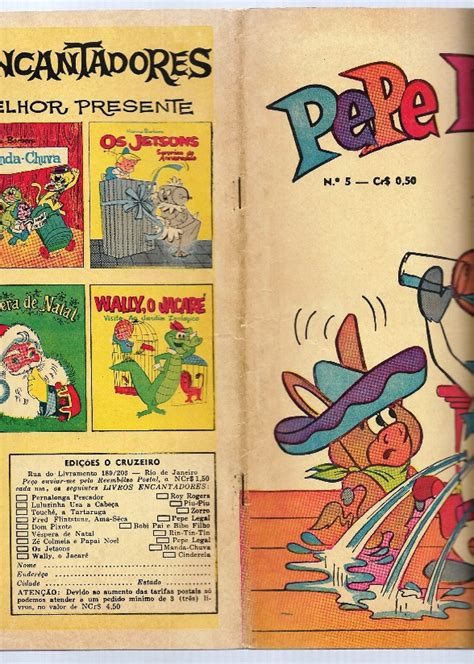 Pepe Legal Ano 1971 N°05 Editora O Cruzeiro Mania De Gibi De