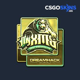 Sticker MyXMG Gold DreamHack 2014 CSGOSKINS GG