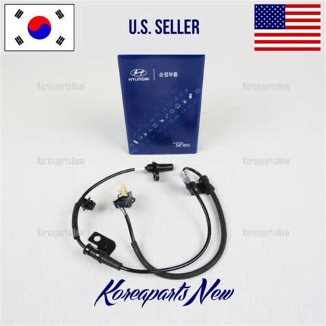 Abs Brakes Front Speed Sensor Left Driver ⭐genuine⭐956702w000 Santa Fe 2013 2018 Ebay