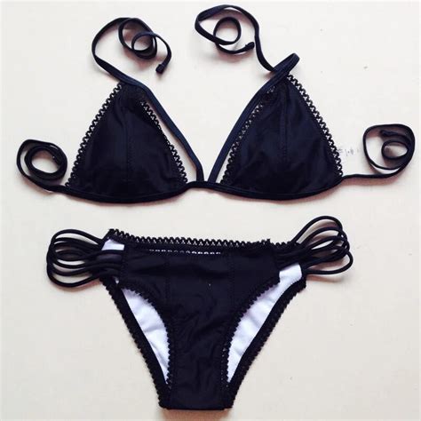 2014 Lady Girl Women Vintage Bandage Bikini Set Dress Sexy Push Up