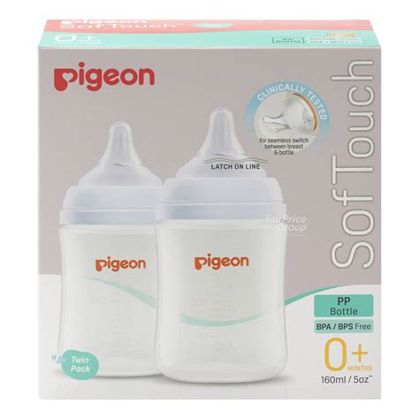 Pigeon Pp Feeding Bottle 0 Months Twin Pack Ntuc Fairprice