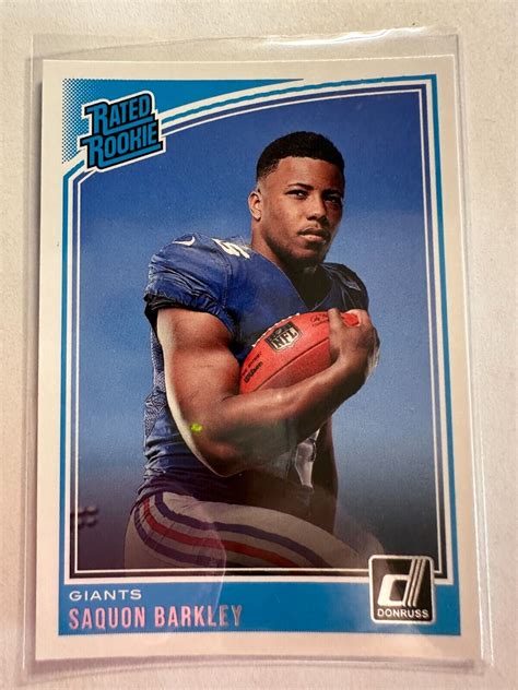 K36 049 2018 Donruss 306 Saquon Barkley RR RC EBay