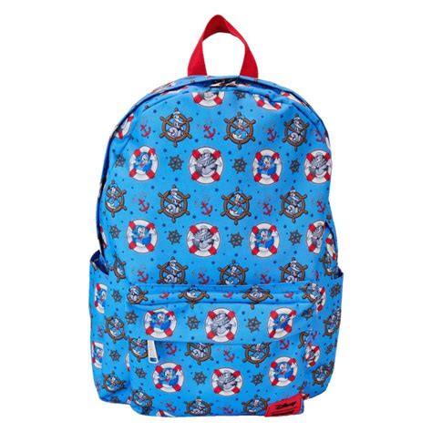 DISNEY Donald Duck 90ème Anniversary Nylon Backpack LoungeFly