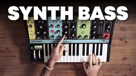 How To Make Bass Sounds With A Synth Like Moog Grandmother YouTube