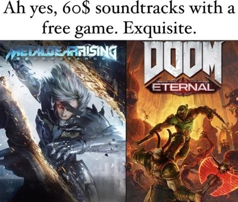 Ah Yes 6o Soundtracks With A Free Game Exquisite Doom Eternal