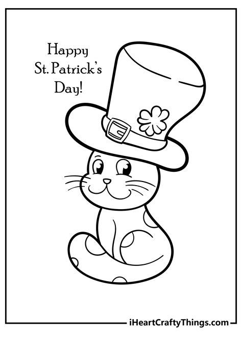 free printable st patrick day coloring pages 4