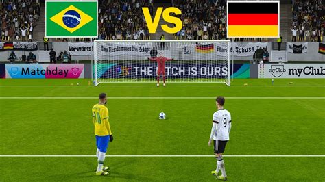 Brazil 🆚 Germany Final Fifa World Cup 2026 Penalty Shootout Neymar 🆚 Muller Pes Gameplay