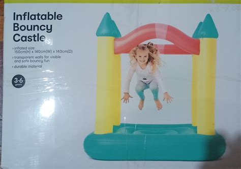 Inflatable Bouncy Castle Babies And Kids Infant Playtime On Carousell