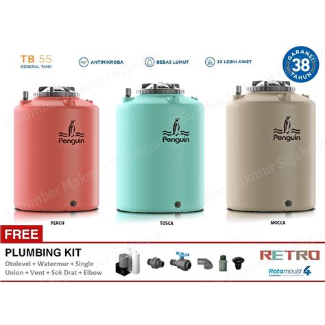 Jual Toren Air 500 Liter Penguin Tandon Air Tangki Air TB 55