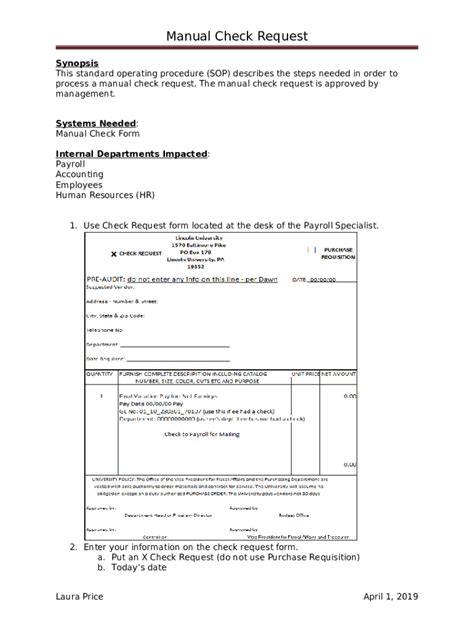 Guide To Standard Operating Procedures Sops Templates Included Doc Template Pdffiller