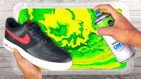 Hydro Dipping Nike Air Force 1s 👟🎨 Youtube