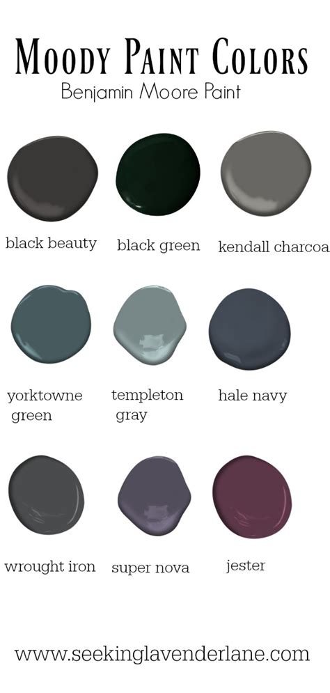 Best Moody Paint Colors 2024 Esther Henrieta