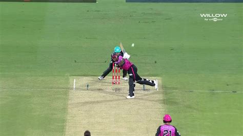 Sixes Highlights 18th Match Hobart Hurricanes Vs Sydney Sixers HBH