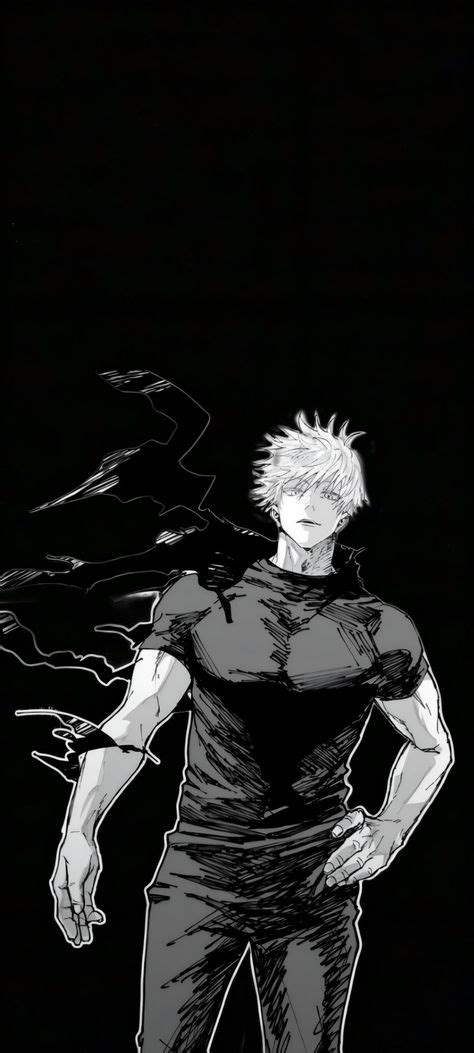 Gojo Saturo Is A Jacked And Muscular Character From Jujutsu Kaisen