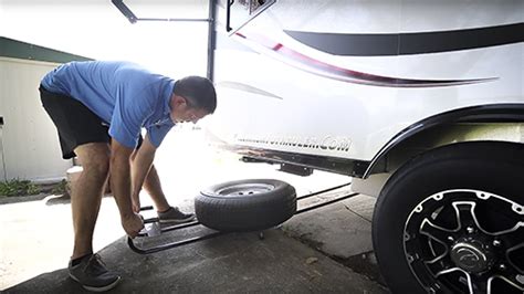 Toppers And Trailers Plus Atc Toy Hauler Tutorial Spare Tire Mount