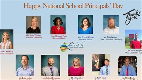 National Principals Day Youtube