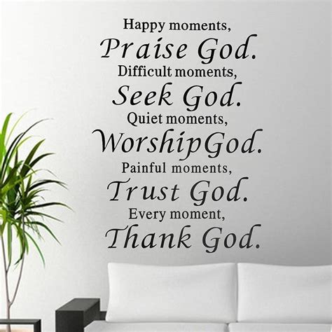 Scripture Wall Decal Bible Vinyl Wall Stickers Quotes Verse Christian