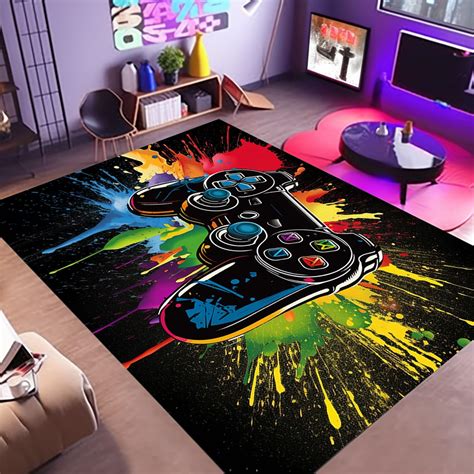 Neboton Gaming Rug For Boys Room Gamer Rug With Game