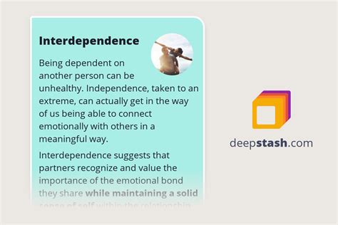 Interdependence - Deepstash