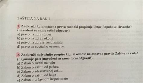 Pitanja I Odgovori Za Majstorski Ispit Elektroinstalater Ispitna