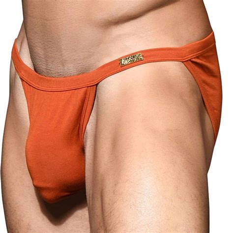 Andrew Christian Almost Naked Sex Bamboo Tanga Briefs Pumpkin