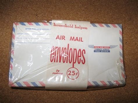 Vintage Air Mail envelopes original sealed package Air Mail