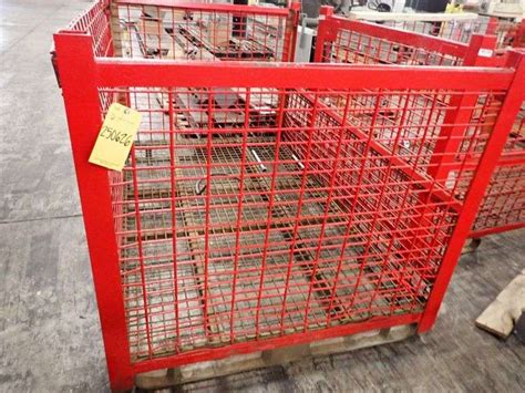 Metal Storage Crate - Yellow Tag Auctions