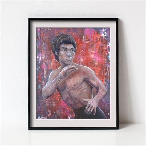 Bruce Lee Painting Etsy