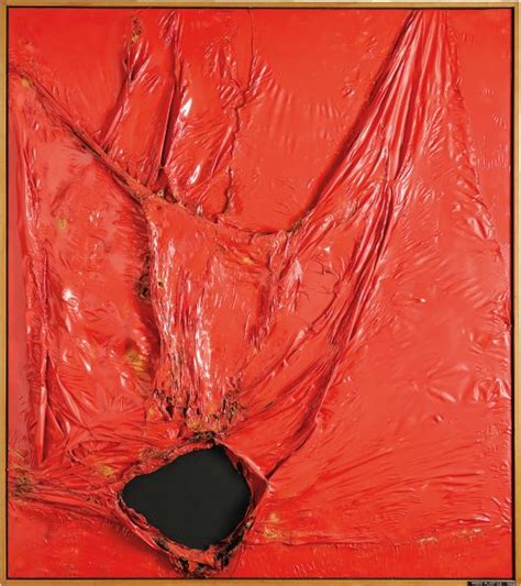 Alberto Burri Rosso Plastica 1964 Fondazione Burri Città di