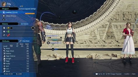 Gu A De Construcci N De Final Fantasy Rebirth Tifa El Mejor Material