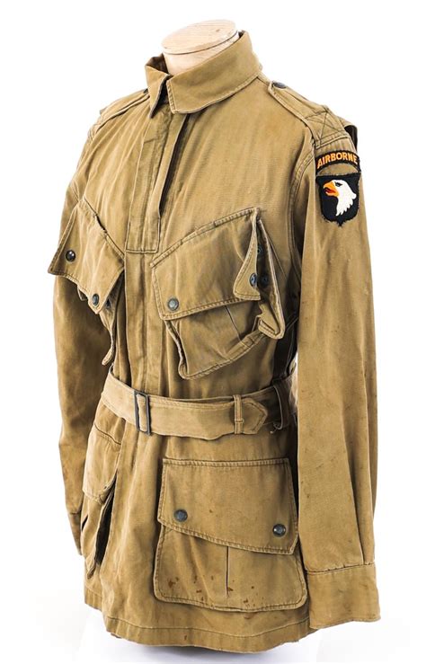 Sold At Auction Wwii Us Army 101st Airborne Div M42 Jump Jacket