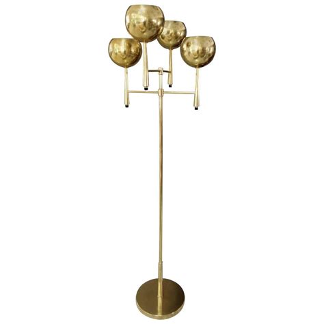 Mid Century Modern Four Arm Brass Floor Lamp By Stiffel At 1stdibs