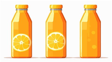 El Icono Del Paquete De Jugo De Naranja Aislado Sobre Un Fondo Blanco