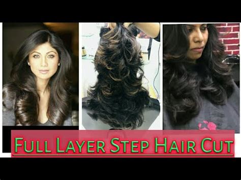 How To Full Layer Hair Cut Hindi Me Easy Way Step By Step Full