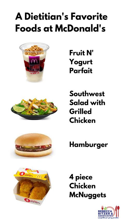 Healthy Options At Mcdonalds Dietitians Top Picks