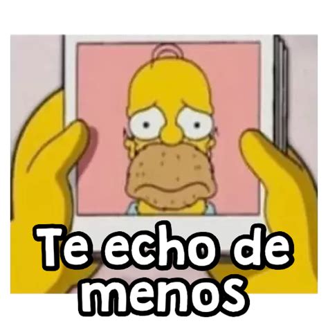 Te Echo De Menos Sticker De Whatsapp Descargarstickers