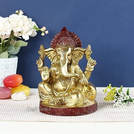 Buy Collectible India Lord Ganesh Ganesha Beautiful Brass Idol Good