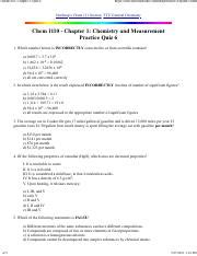 Pdf Chem Chapter Quiz Of Https Cae Tntech Edu